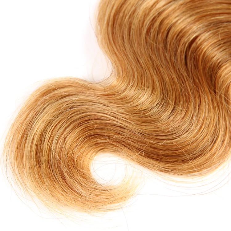 Virgin brazilian colored hair extensions 